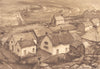 CORNWALL. Sennen Cove. By HS Merritt 1949 old vintage print picture