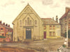 ROCHE. Temperance Hall. Cornwall. By Ruskin Spear 1949 old vintage print