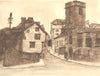 EXETER. St. Mary Steps. Devon. By Claud Rogers 1949 old vintage print picture
