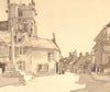 CORFE. West Street. Dorset. By SS Longley 1949 old vintage print picture