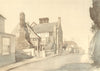 DITCHLING. House. Sussex. By Charles Knight 1949 old vintage print picture