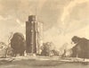 SUSSEX. Laughton Place. By Rowland Hilder 1949 old vintage print picture