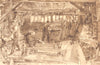 NEWINGTON. Timber Yard. Kent. By Thomas Hennell 1949 old vintage print picture