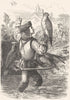 BIRDS. Catcher. Bird of Prey. Falconer c1870 old antique vintage print picture
