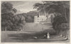 DEVON. Mount Edgcumbe 1829 old antique vintage print picture