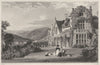 DEVON. Endsleigh, Milton Abbot (Residence of the Duke of Bedford) 1829 print