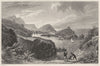 DEVON. Ilfracombe Town and Harbour 1829 old antique vintage print picture