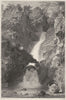 CORNWALL. St. Knighton's Kieve near Boscastle 1831 old antique print picture