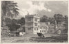 CORNWALL. Cotele House 1831 old antique vintage print picture