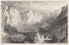 CORNWALL. Carclase Tin Mine, near St. Austle (St Austell) 1831 old print