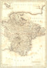 DEVON. Lundy Isle 1822 old antique vintage map plan chart