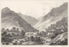 DEVON. View at Lymouth 1822 old antique vintage print picture