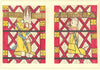 BEER FERRERS. Painted Glass, E Window Church 1822 old antique print picture