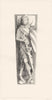 HACCOMBE. Effigies of a Crusader in Church 1822 old antique print picture
