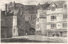 DEVON. Southgate at Exeter down in 1819 1822 old antique vintage print picture