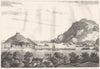 DEVON. Ilfracombe Harbour 1822 old antique vintage print picture