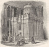 ISRAEL. Jerusalem. Holy Sepulchre 1870 old antique vintage print picture