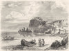 ITALY. Sicily. Rock & Scylla 1870 old antique vintage print picture