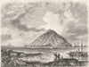 ITALY. Sicily. Stromboli-Lipari Isles 1870 old antique vintage print picture