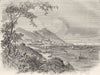 HONG KONG. View 1870 old antique vintage print picture