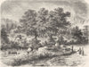 JAPAN. Japanese tea Gdns 1870 old antique vintage print picture