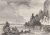 RUSSIA. Amoor. Lake Baikal 1870 old antique vintage print picture