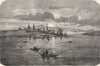 RUSSIA. Amoor. Okhotsk 1870 old antique vintage print picture
