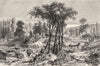 CANADA. A Portage, Whitemud River 1870 old antique vintage print picture