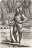 EXPLORERS. Baron de Wogan 1870 old antique vintage print picture