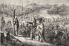 EXPLORERS. Baron de Wogan at War-Post 1870 old antique vintage print picture