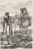 USA. Indians of Rio Colorado 1870 old antique vintage print picture