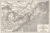 CANADA. North America including & west States 1870 old antique map plan chart