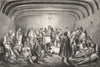 SOCIETY. Emigrants, St Lawrence 1870 old antique vintage print picture