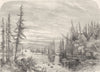 CANADA. Thousand Islands, lake Ontario 1870 old antique vintage print picture