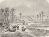NIGERIA. Terraced Ederi 1870 old antique vintage print picture