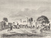 GHANA. Dendal Boulevard at Kuka 1870 old antique vintage print picture