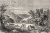 NIGERIA. Well of Marghi 1870 old antique vintage print picture