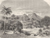 SUDAN. Sources of Nile. Country Shiluks, Upper 1870 old antique print picture