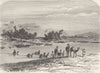 EGYPT. Sources of Nile. Ford, Black 1870 old antique vintage print picture