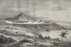 SPAIN. Peak of Tenerife 1870 old antique vintage print picture