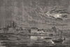 ARGENTINA. Pope Pius IX at Buenos Aires 1870 old antique vintage print picture