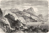 JAMAICA. Bay of St Ann's 1870 old antique vintage print picture