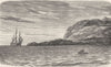 WEST INDIES. Cape Tiburon, Haiti 1870 old antique vintage print picture
