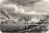 MISSISSIPPI. Steam-Packet & tug-boat 1870 old antique vintage print picture