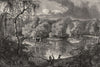 AUSTRALIA. River Murray 1870 old antique vintage print picture