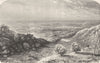 AUSTRALIA. Adelaide 1870 old antique vintage print picture