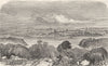 AUSTRALIA. Sydney 1870 old antique vintage print picture