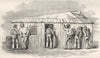 AUSTRALIA. Post-Office, Sofala, Turon river 1870 old antique print picture