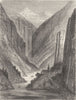 NORWAY. Bakke Church 1871 old antique vintage print picture