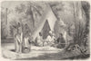LIBYA. In Tripoli. Arabs of 1871 old antique vintage print picture